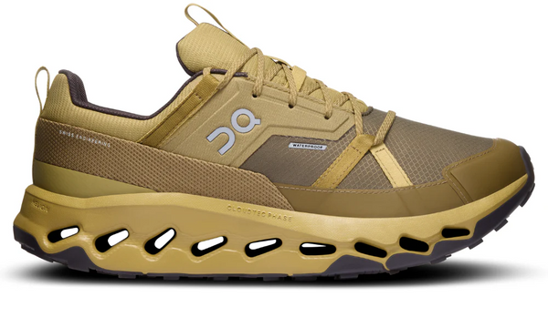 On Running Cloudhorizon Waterproof Safari Olive Cushioned Hiking Shoes