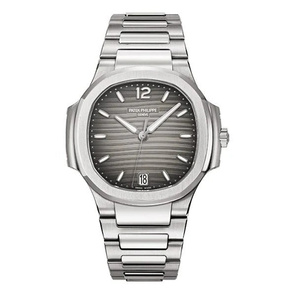Patek Philippe Nautilus Stainless Steel Watch with Smoke Gray Dial