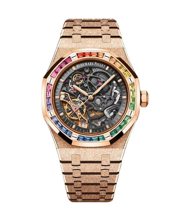 Audemars Piguet Royal Oak Rose Gold Grey Dial Luxury Watch