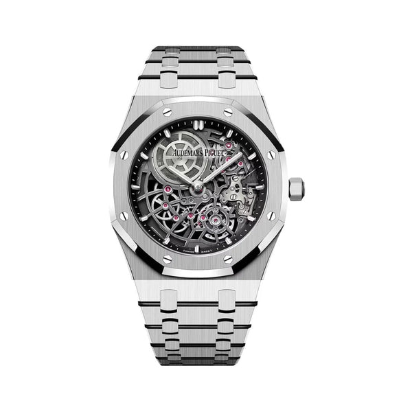Audemars Piguet Royal Oak Jumbo Extra-Thin Openworked White Gold Watch