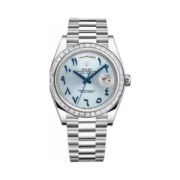 Rolex Day-Date 22839TBR Automatic Ice Blue Dial Men's Watch
