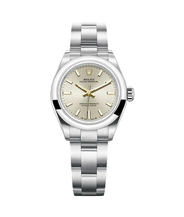 Rolex Oyster Perpetual Classic Stainless Steel Women's Wrist Watch