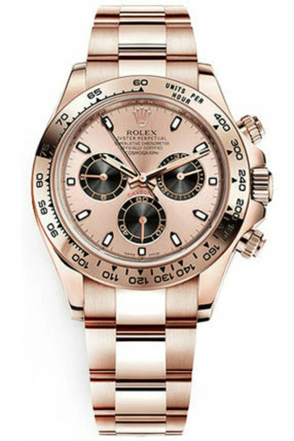 Rolex Cosmograph Daytona 116505 Rose Gold Tone Chronograph Luxury Watch