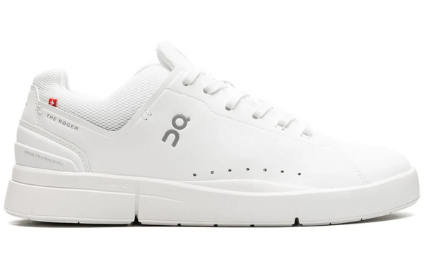 On Running The Roger Advantage 2 White Undyed Tennis Inspired Sneakers