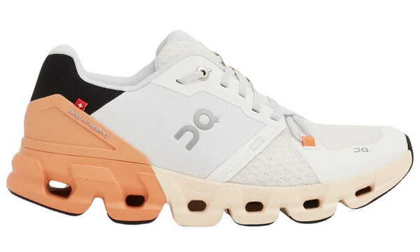 On Running Cloudflyer 4 White Copper Stability Running Shoes