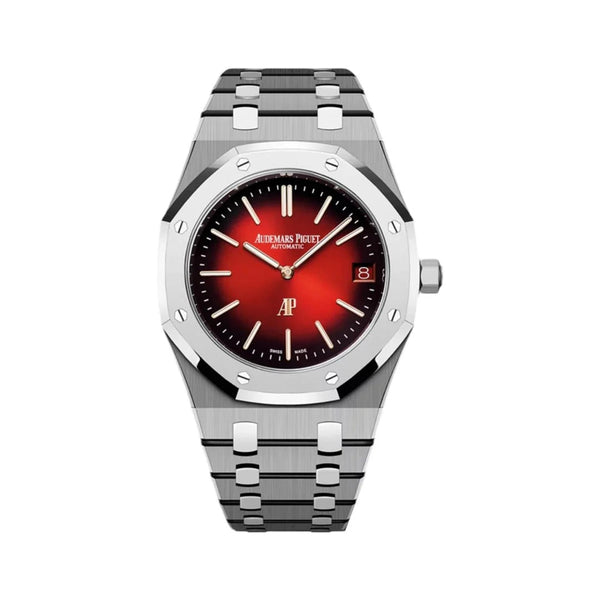 Audemars Piguet Royal Oak Jumbo Extra-Thin Burgundy 39mm Unisex Watch