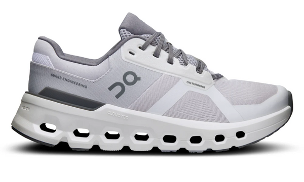 On Running Cloudrunner 2 Supportive Cushioning Road Running Shoes Frost White