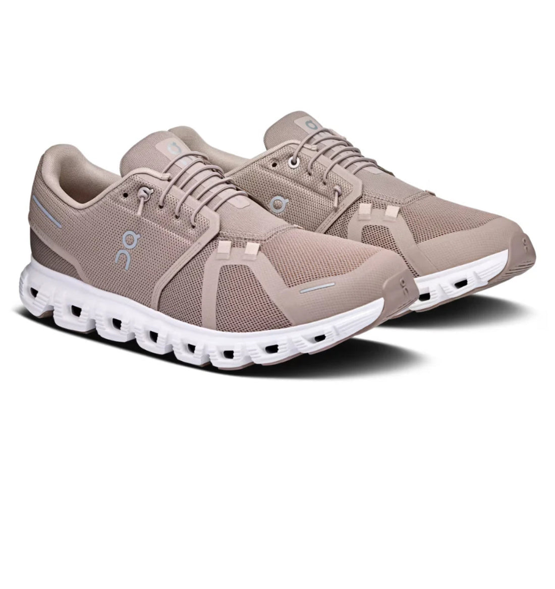 On Cloud 6 Fog White Lightweight All-Day Comfort Running Shoes