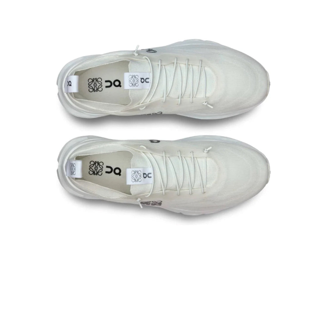 Loewe x On Running Cloudtilt All White Mesh Athletic Sneakers