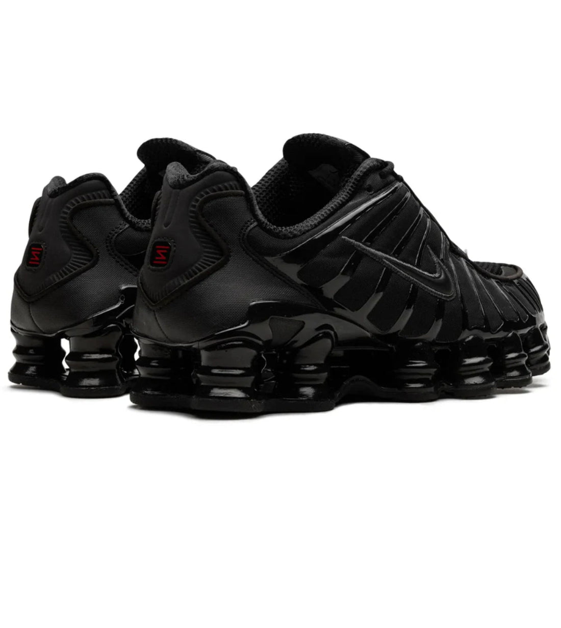 Nike Shox TL Black Max Orange Women's Running Shoes Sneakers