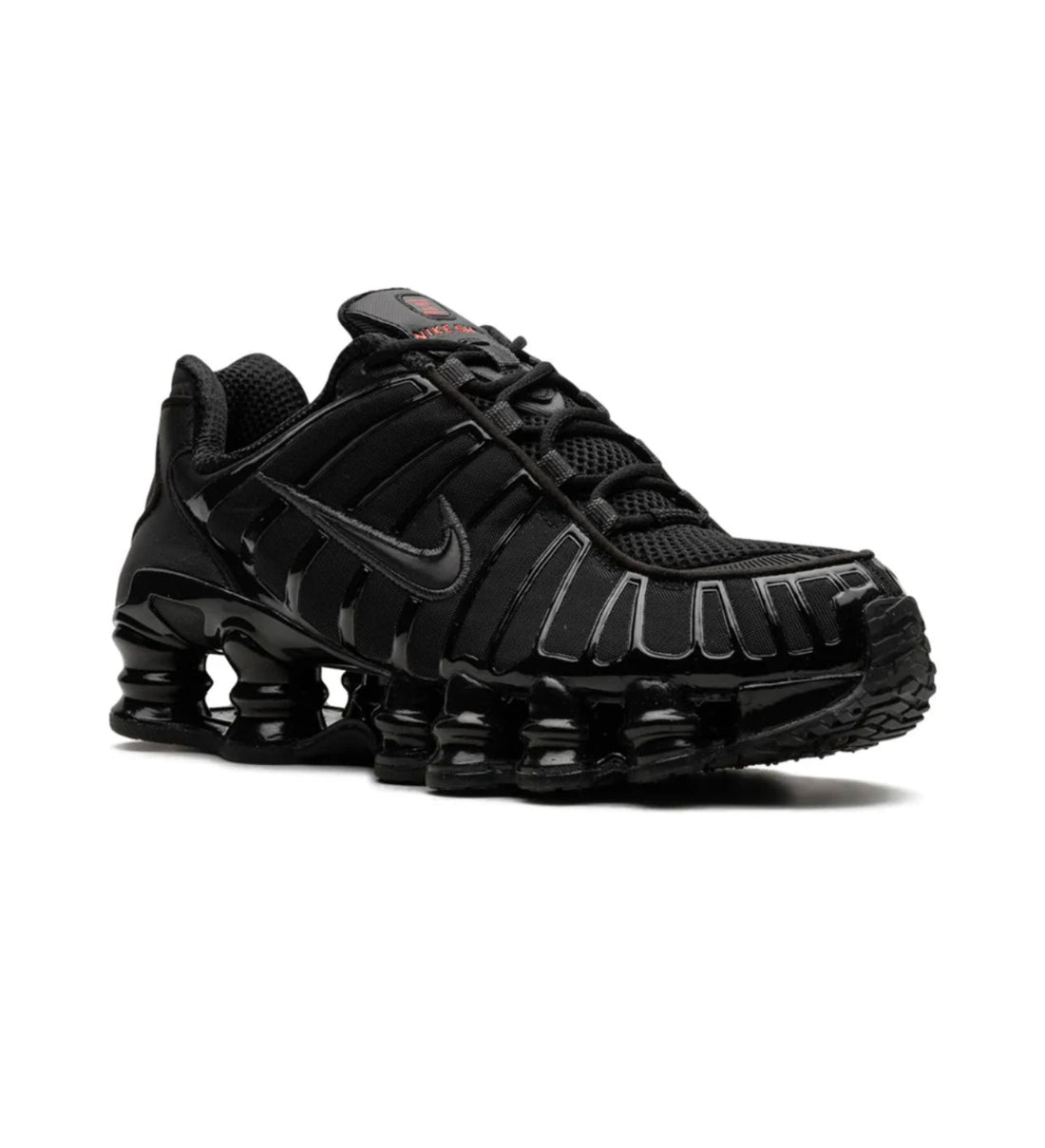 Nike Shox TL Black Max Orange Women's Running Shoes Sneakers