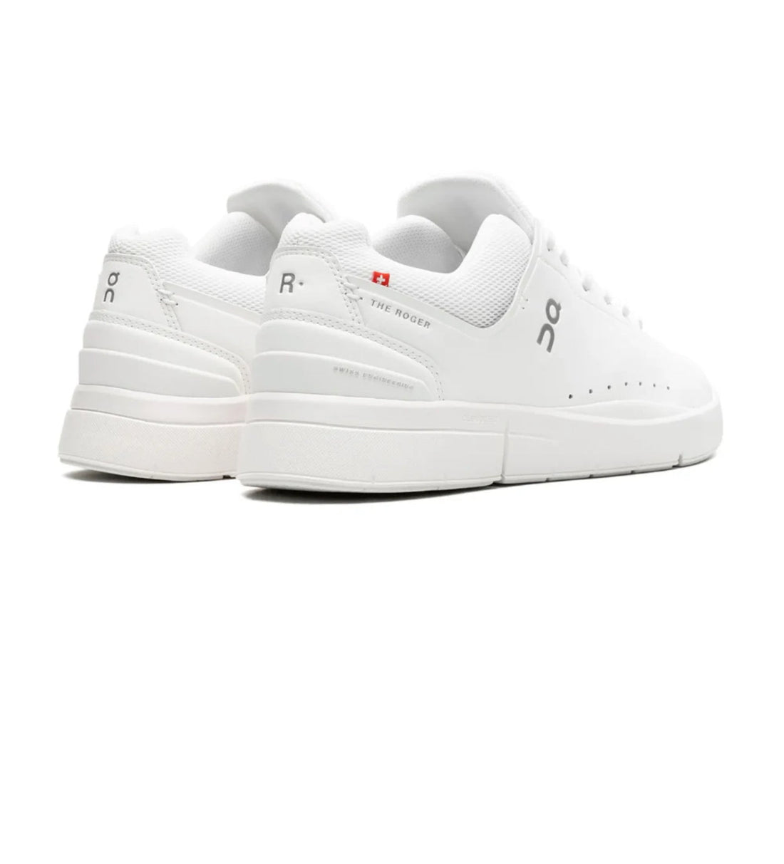 On Running The Roger Advantage 2 White Undyed Tennis Inspired Sneakers