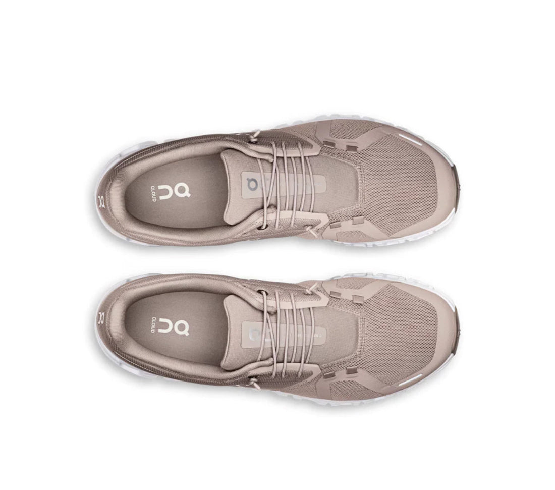 On Cloud 6 Fog White Lightweight All-Day Comfort Running Shoes
