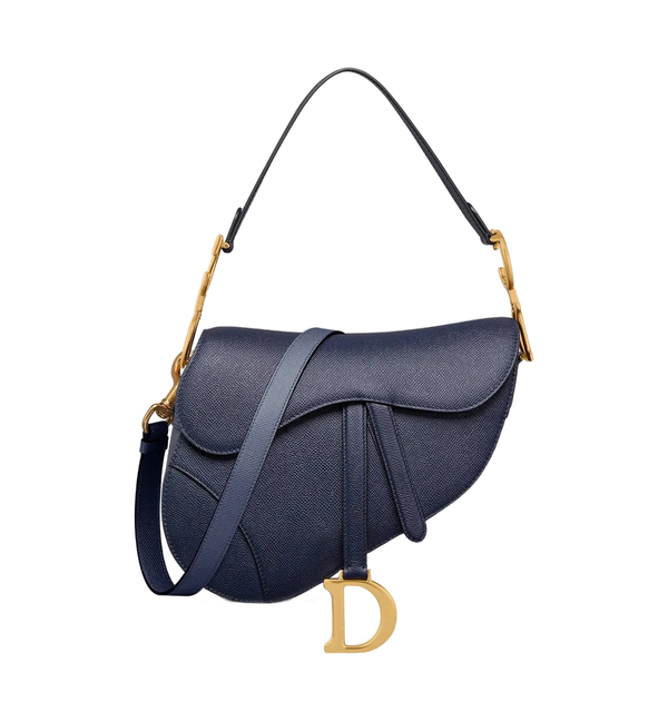 Premium Indigo Blue Saddle Bag with Adjustable Shoulder Strap