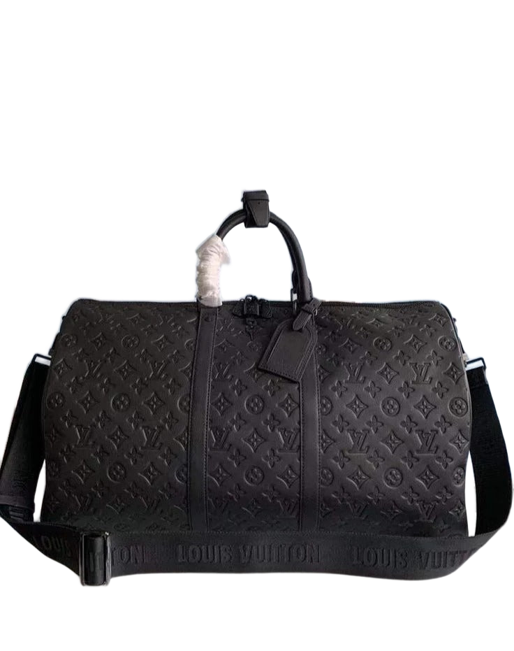 Stylish Designer Inspired Duffle Travel Bag With Box