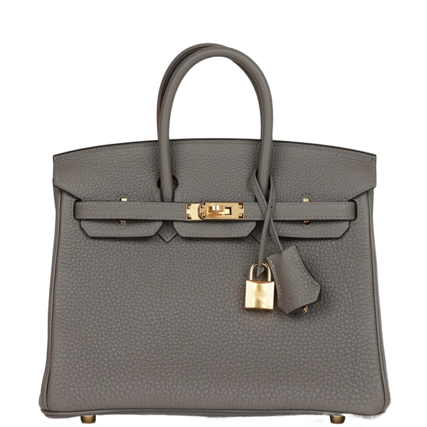 Chic Designer Style Birkin 25 Handbag With Dust Bag Included