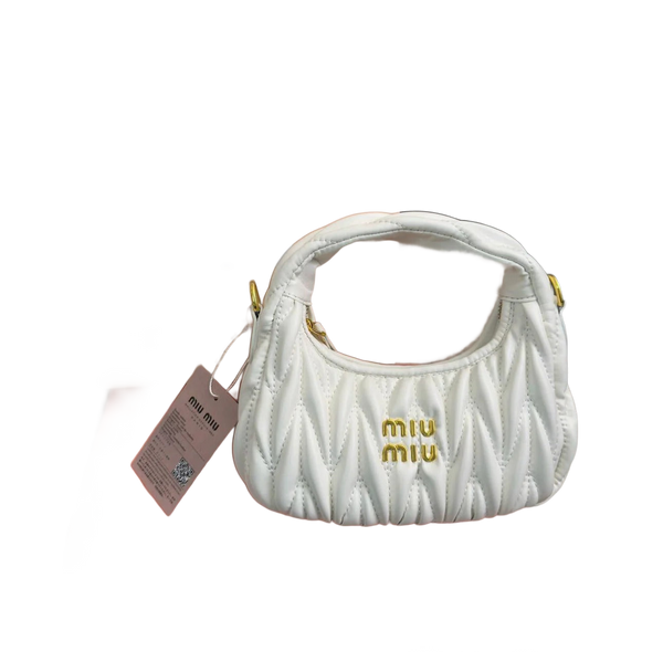 Elegant Designer Style Leather Handbag with Dust Bag and Box