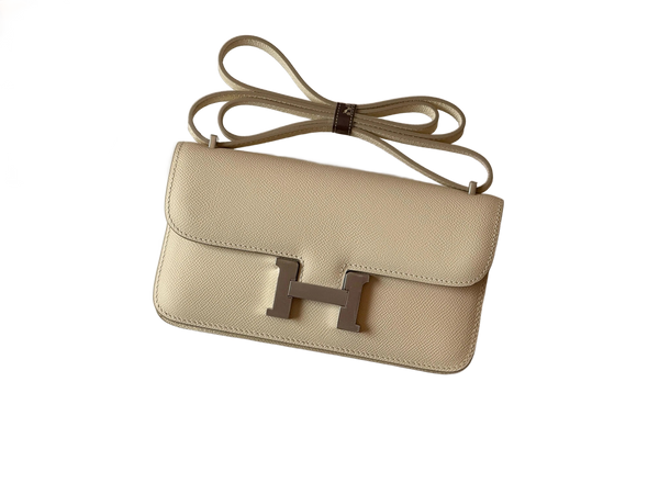 Elegant Hermes Constance Style Designer Leather Shoulder Handbag Accessory