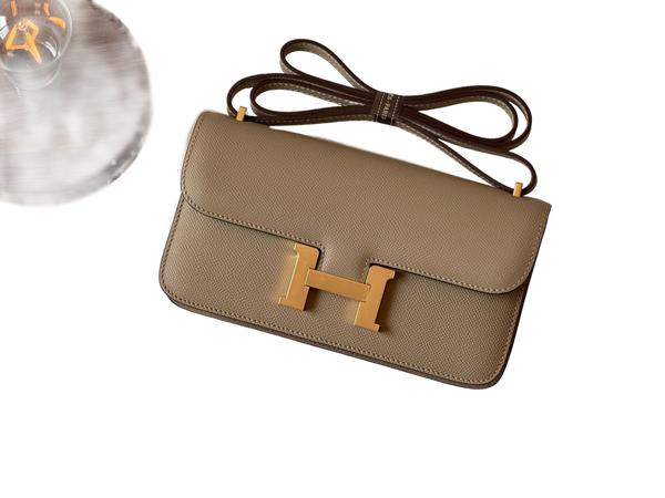 Elegant Hermes Constance Style Designer Shoulder Bag With Box
