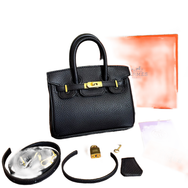 Premium Designer Style Birkin Handbag With Dust Bag And Box