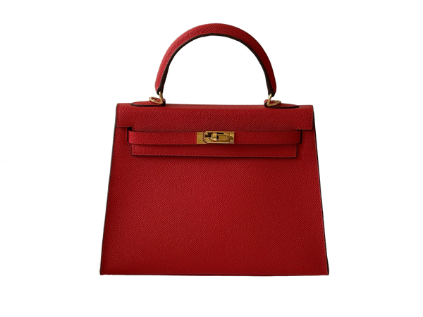 Elegant Premium Designer Style Kelly Handbag With Box And Dustbag