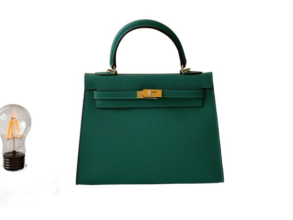 Elegant Hermes Kelly Style Designer Handbag With Dust Bag Included