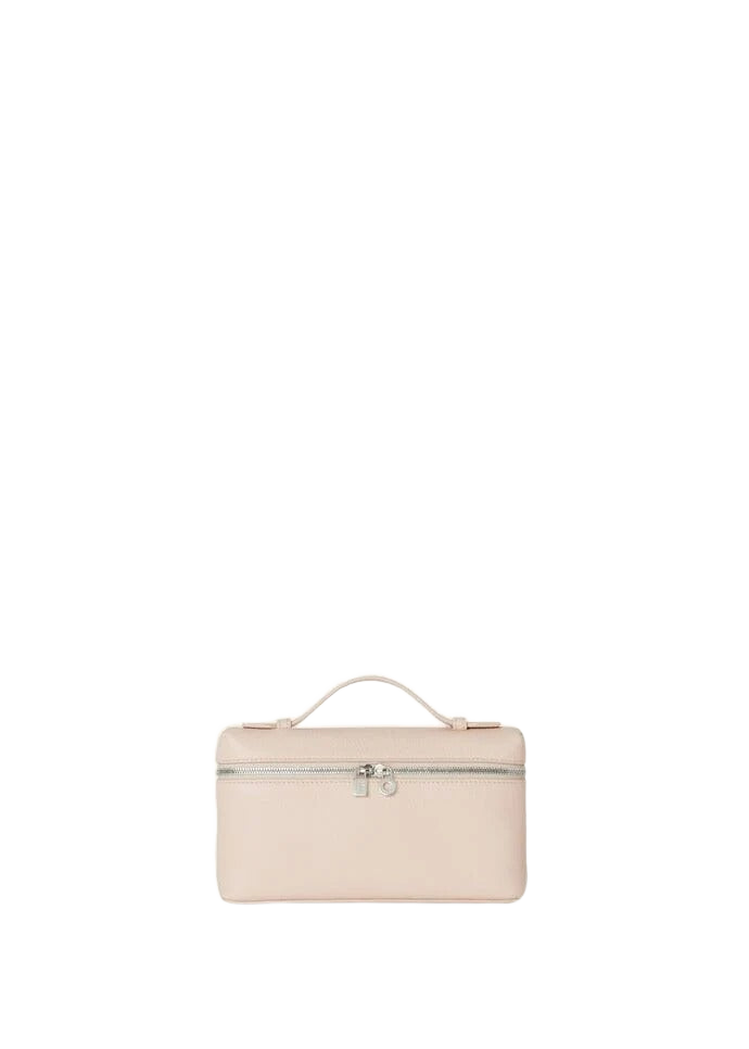 Loro Piana Extra Pocket L19 Grained Leather Handbag Candoglia Marble