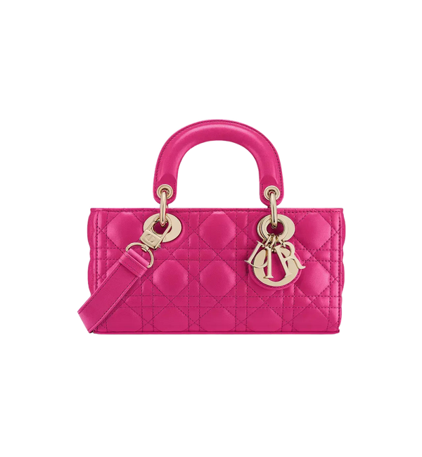 Small Lady D-Joy Lambskin Handbag Chic Designer Style Accessory
