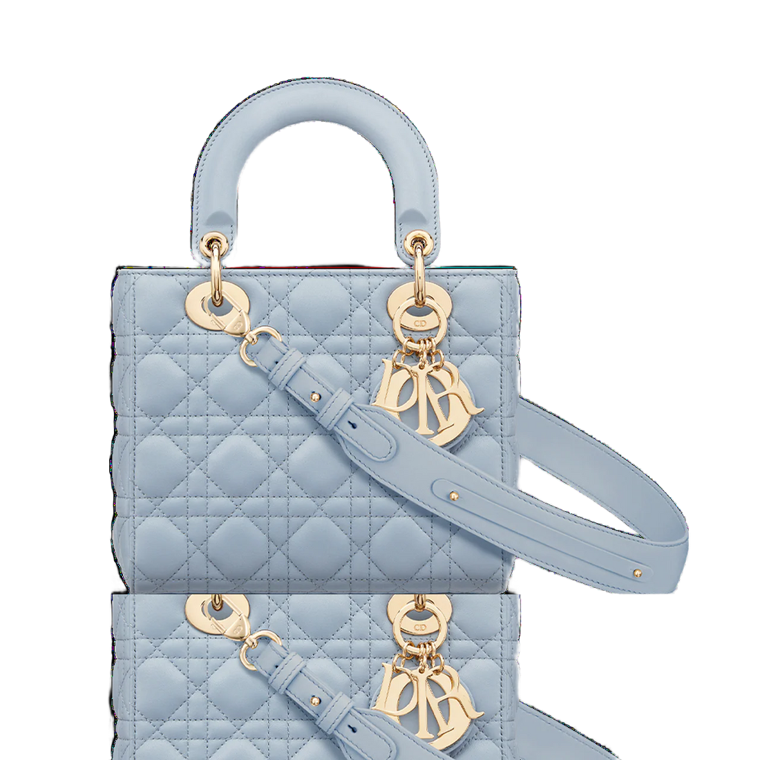 Small Lady Dior My ABCDior Lambskin Handbag Elegant Fashion Accessory