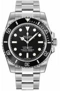 Rolex Submariner Black Dial Stainless Steel Automatic Luxury Sport Watch