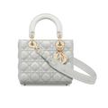 Small Lady Dior Quilted Lambskin Leather Handbag Elegant Accessory