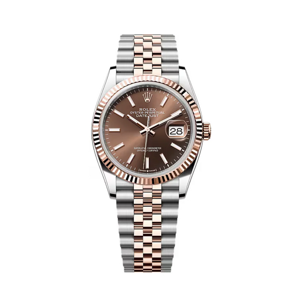 Rolex Datejust 36mm Oystersteel and Everose Gold Luxury Watch