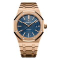 Audemars Piguet Royal Oak 41mm Rose Gold Blue Dial WatchAudemars Piguet Royal Oak 41mm Rose Gold Blue Dial Watch