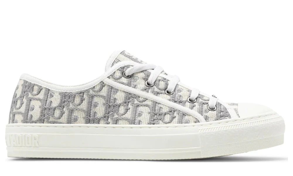 Walk'N'Dior Embroidered Canvas Low 'Grey'