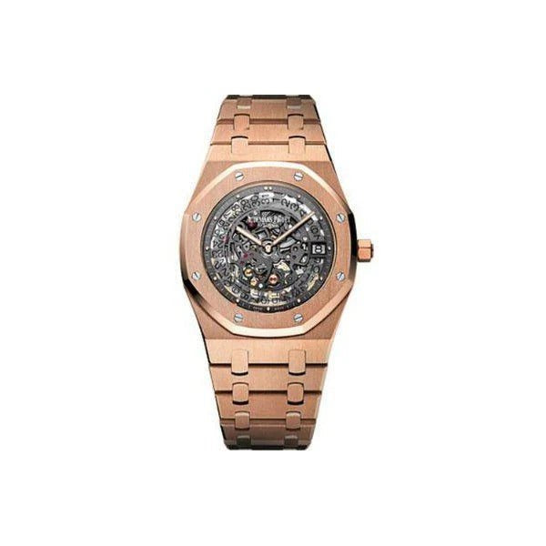 Audemars Piguet Royal Oak Openworked Extra-Thin 39mm Rose Gold Watch