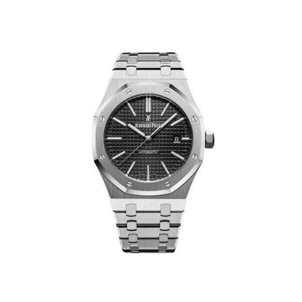 Audemars Piguet Royal Oak Black Dial Men's Luxury Wrist Watch