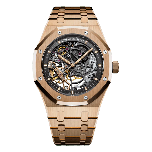 Audemars Piguet Royal Oak 15407OR Rose Gold Automatic Luxury Watch