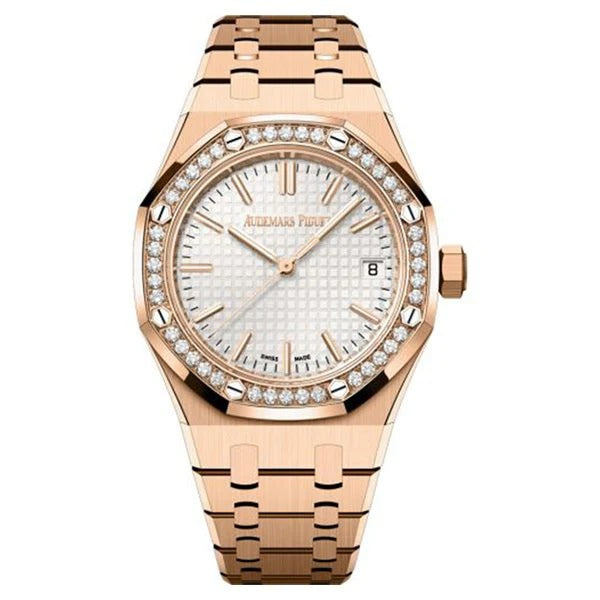 Audemars Piguet Royal Oak 37mm 18k Rose Gold Ladies Watch
