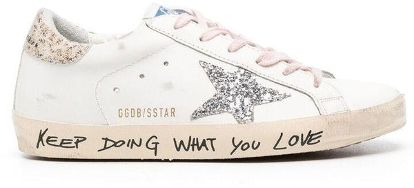 Golden Goose Star Keep Doing What You Love Leather Sneakers