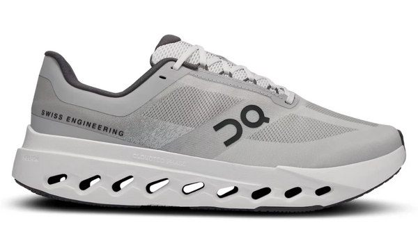 On Cloudsurfer Next Wide Glacier White Performance Running Shoes