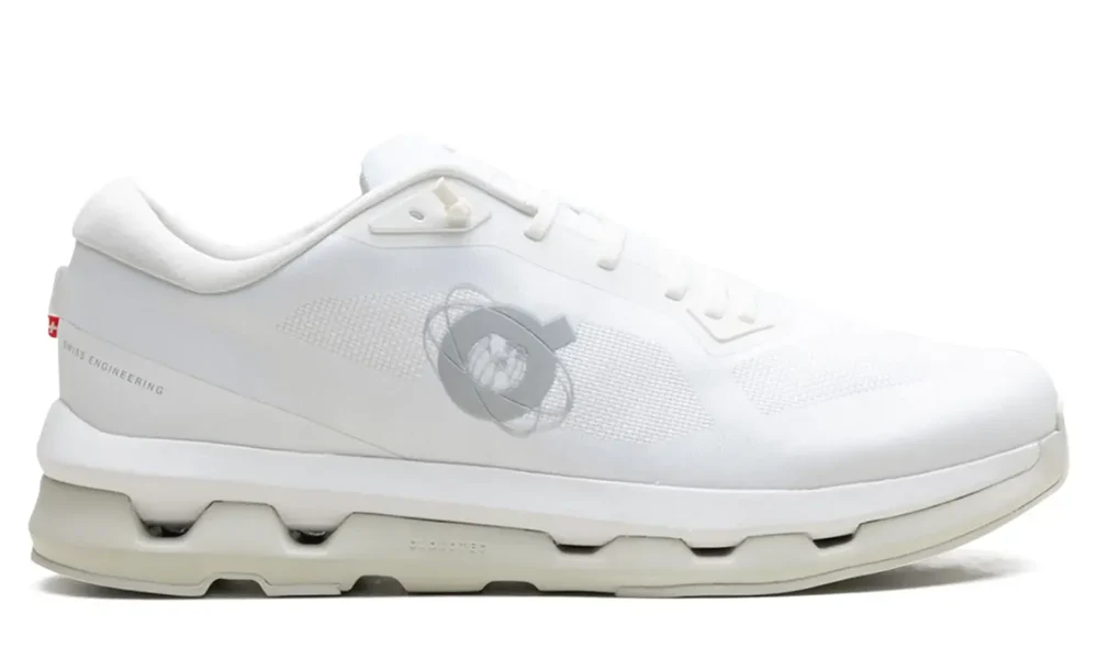 On Running x Kith Cloudzone White Ice Lightweight Performance Sneakers