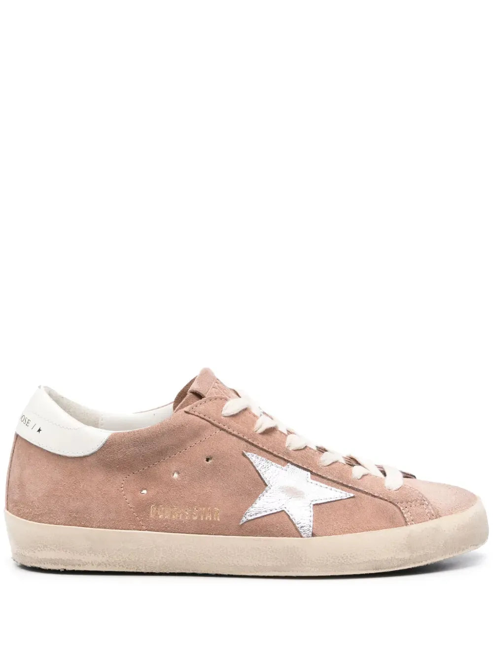 Golden Goose Super-Star Suede Sneakers for Women in Grey Finish