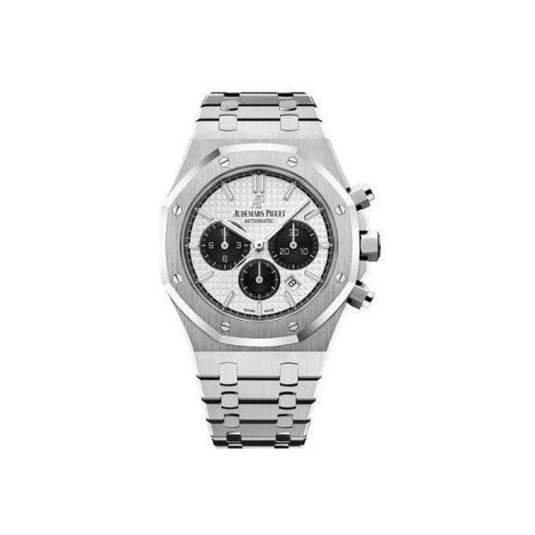 Audemars Piguet Royal Oak Watch with Silver Toned Dial