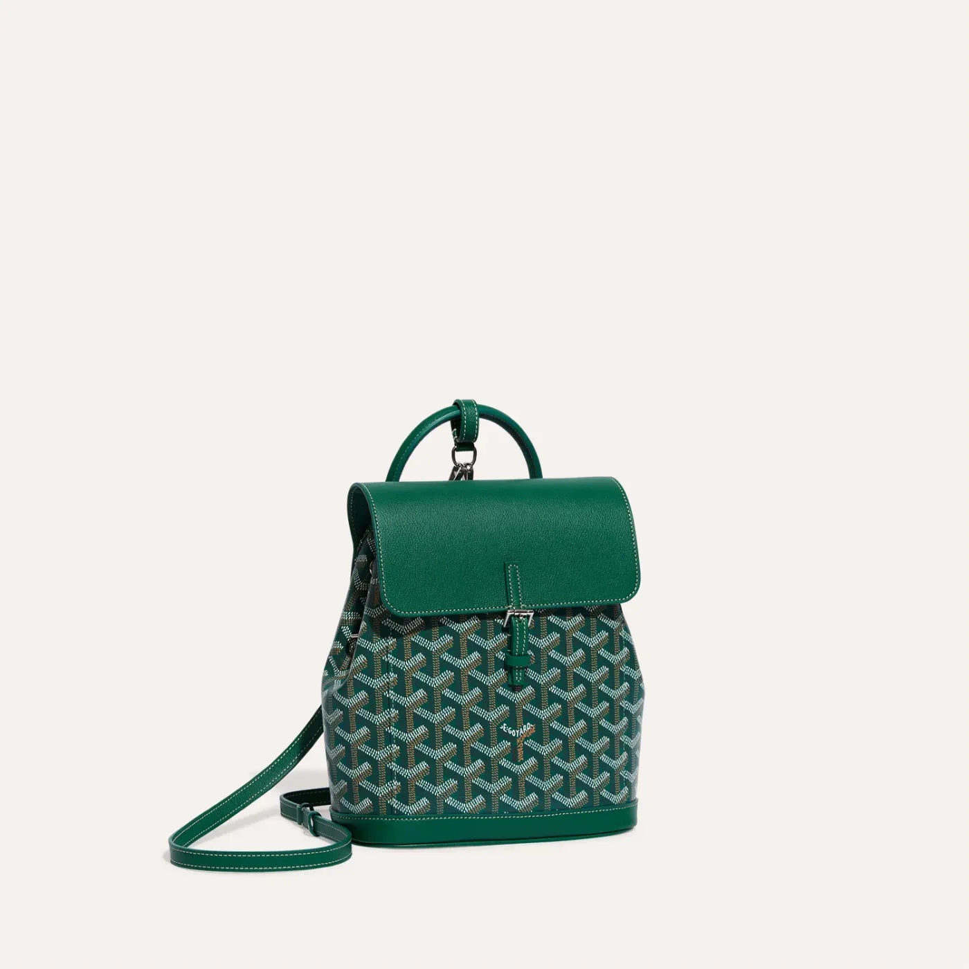 Goyard Alpin Mini Backpack in Classic Green Designer Style