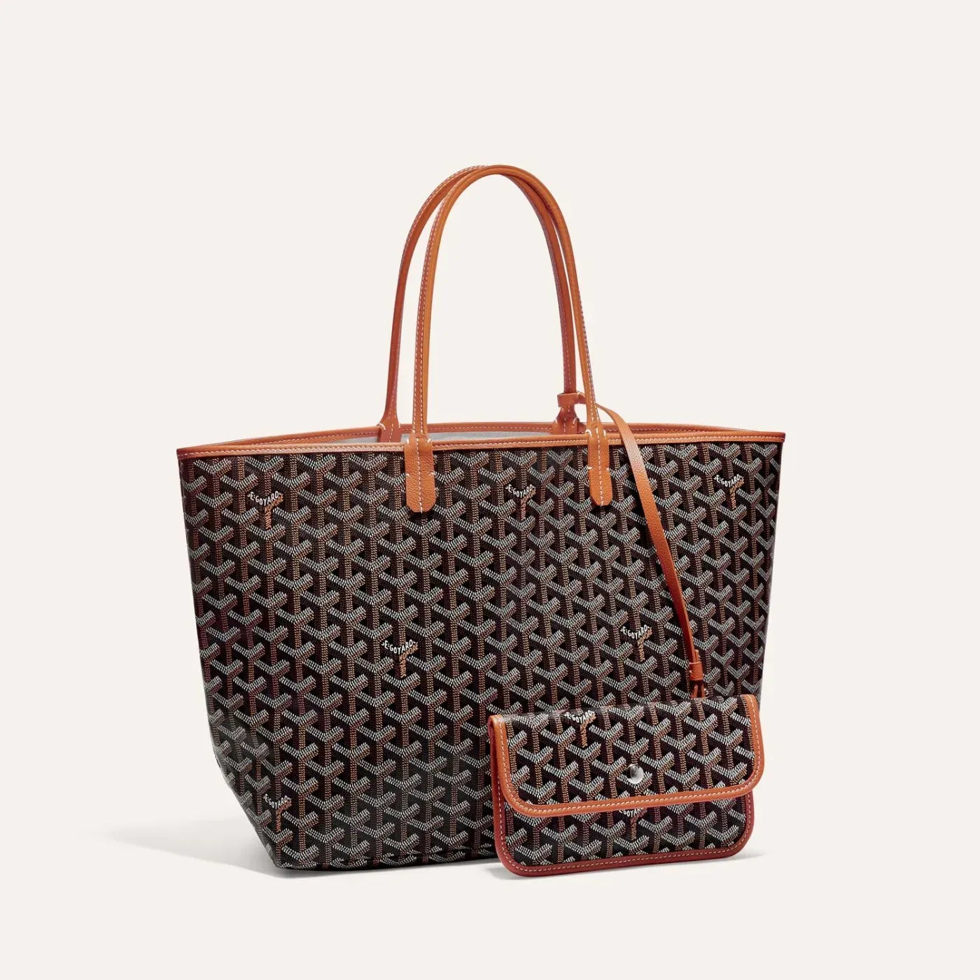Classic Saint Louis PM Tote Bag in Black and Tan
