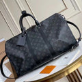 Premium Designer Style Leather Duffle Bag with Dust Bag Box