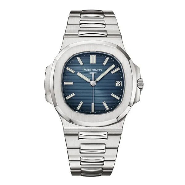 Patek Philippe Nautilus Men's Luxury Watch Black Blue Dial
