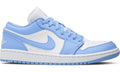Women's Air Jordan 1 Low UNC University Blue White Leather