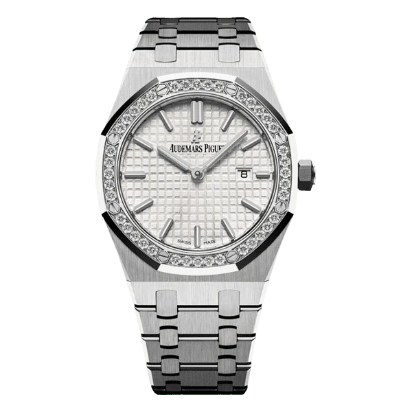 Audemars Piguet Royal Oak Silvery White Dial Stainless Steel Watch