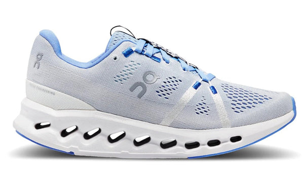 On Cloudsurfer Heather White Lightweight Performance Running Shoes for Training